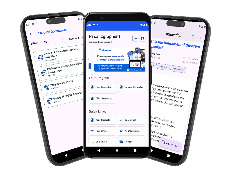 Padandas App on mobile devices