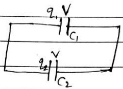 Sharing of charge between capacitors