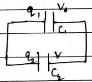 Joining capacitors after