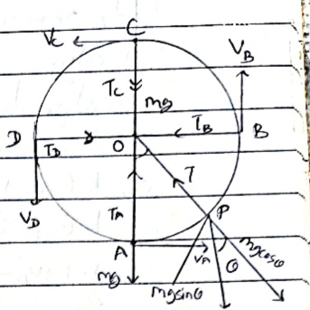 Particle in vertical circle