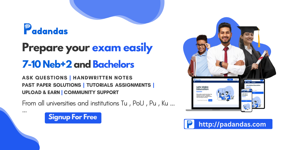 Algebra and Geometry Guide Solution Pokhara University | Notes | Padandas